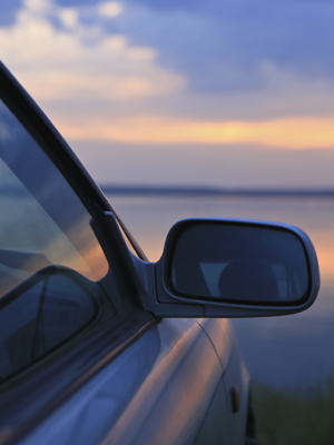 Car At Sunset