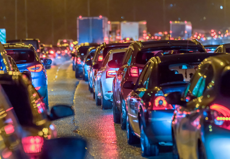 Vilnius Lithuania October 31 Traffic Jam Cars On Highway Road On October 31 2018 In Vilnius Lithuania Vilnius Is The Capital Of Lithuania And Its Largest City Stock Photo Picture And Royalty